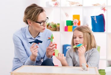 Using toys during play therapy
